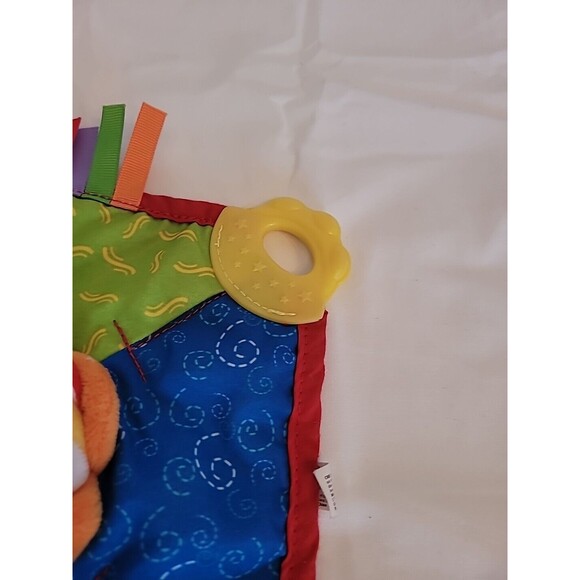 Lion Nuby Comfort Teether Teething Blanket Blankie 0m+ Squeaks BPA Free Lovey - Picture 4 of 16